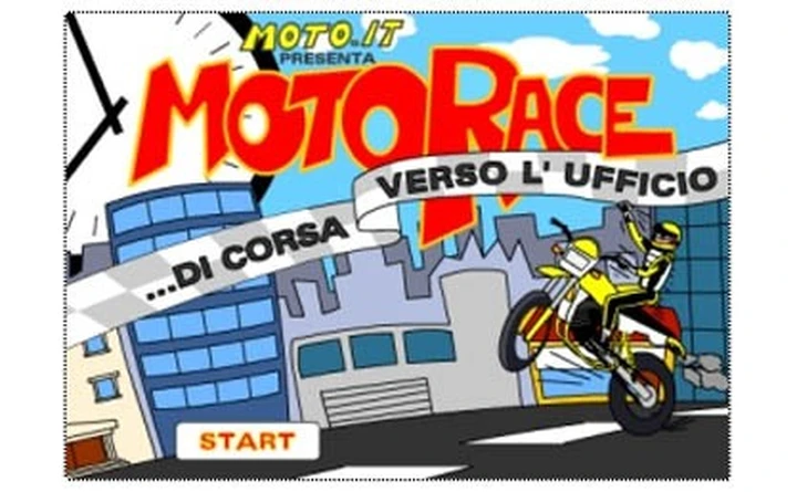 Moto Race il giochino per vedere chi arriva primo in ufficio