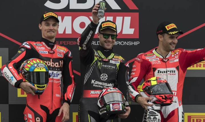 SBK Aragon 2018: Rea vince Gara-1 su Davies e Fores, poi Melandri [FOTO]