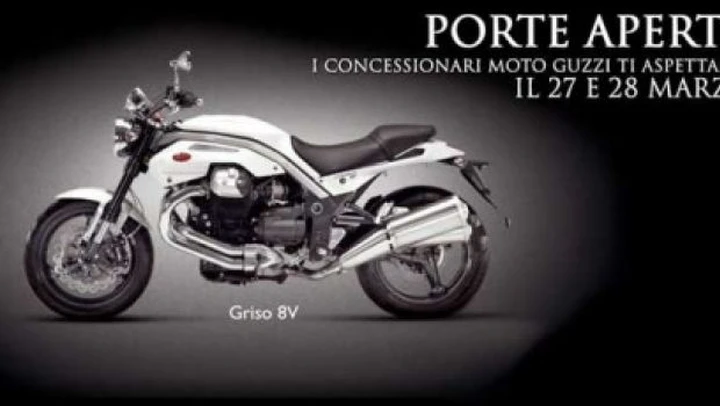 Porte Aperte nelle concessionarie Moto Guzzi il prossimo weekend