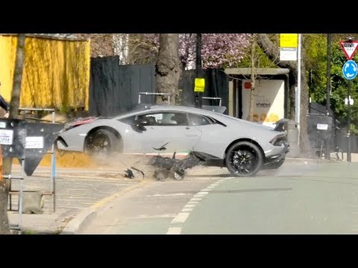 Lamborghini Huracán Performante: incidente al raduno [Video]