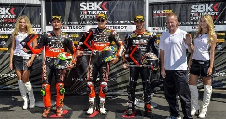 SBK Laguna Seca 2015: Superpole a Davies su Giugliano e Torres, Kawasaki in 2a fila