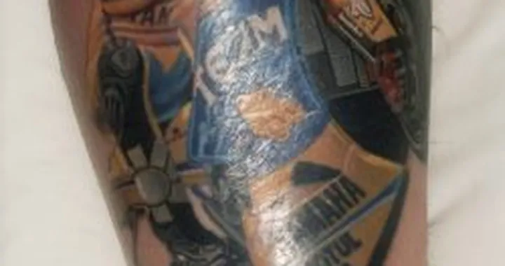 Foto del giorno: Valentino Rossi tattoo