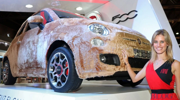 La Fiat 500 diventa di Peluche