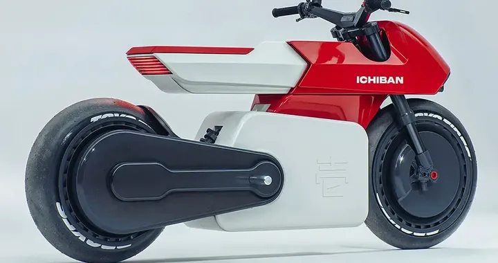 Ichiban: la moto elettrica del futuro con design anni '70 e ricarica lampo