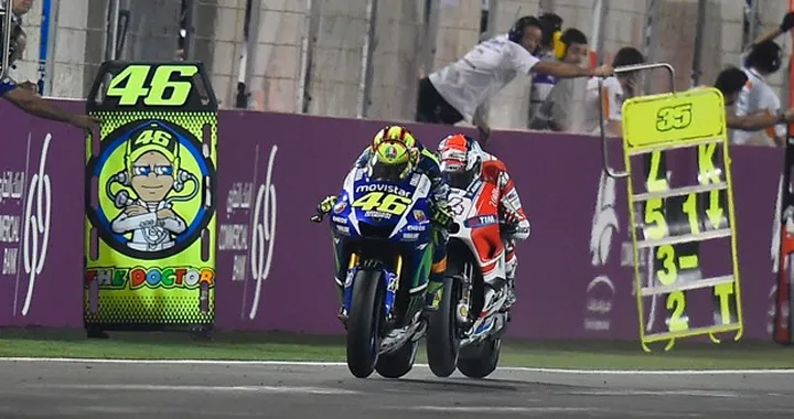 Ascolti MotoGP Qatar: Oltre 2.3 milioni su Cielo per la vittoria di Rossi