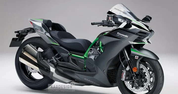 Kawasaki H2 Jetscoot: il "pesce d'aprile" di Kardesign è uno scooter sovralimentato