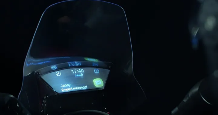 Samsung Smart Whindshield: parabrezza smart per scooter