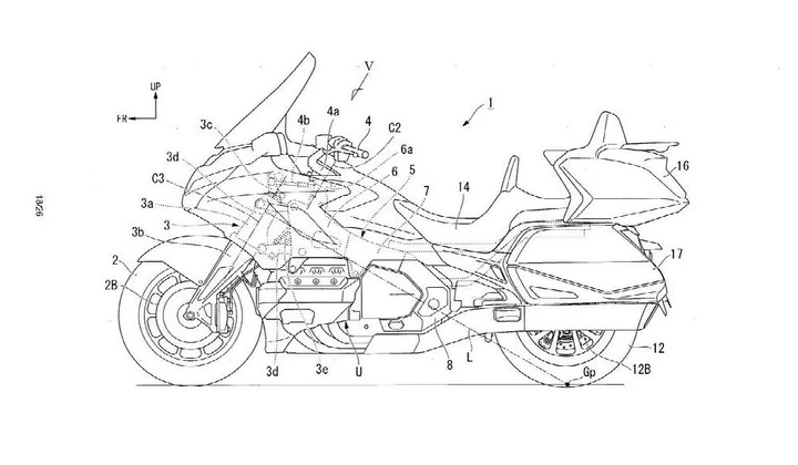 Honda: controsterzo autonomo per la prossima Gold Wing?