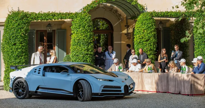 Una Bugatti Centodieci vince il concorso Villa La Massa Excellence 2024