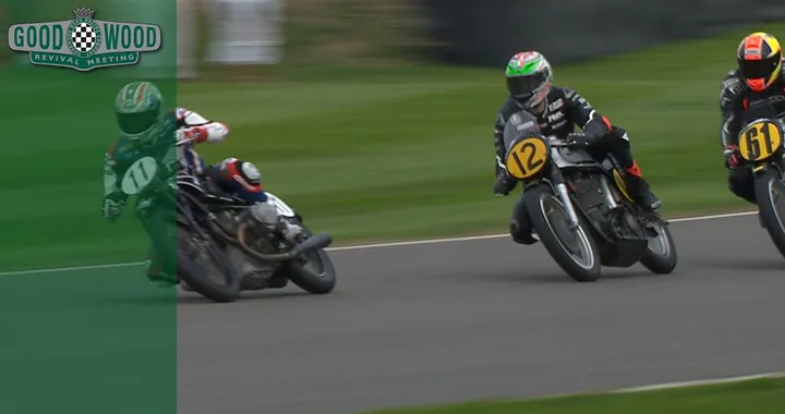 Troy Corser destroys the field on 89-year-old bike