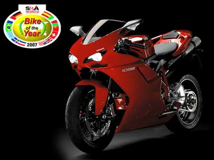 Ducati 1098 miglior moto dell'anno