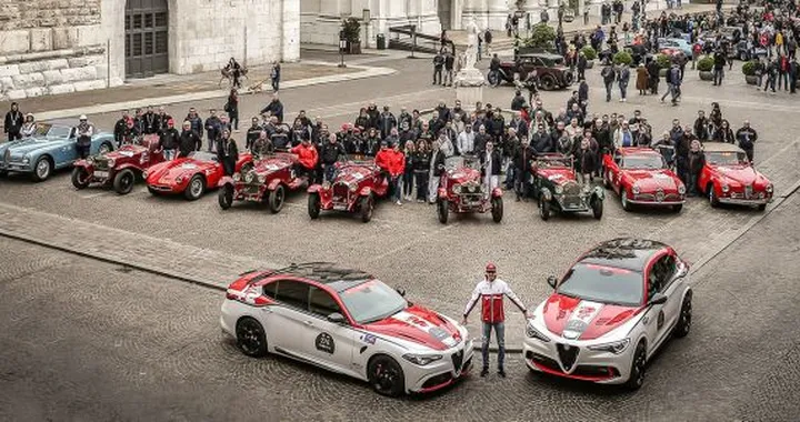Alfa Romeo automotive sponsor della 1000 Miglia 2020