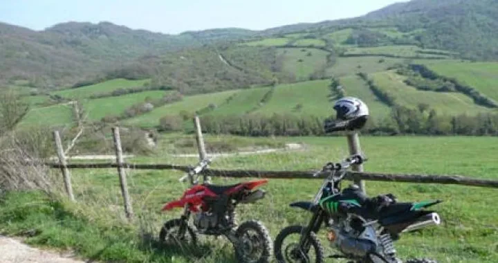 Foto del giorno: pit bike a tolfa