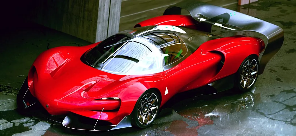 Alfa Romeo P7: ecco l'Hypercar ad idrogeno per il futuro del Biscione [RENDER]