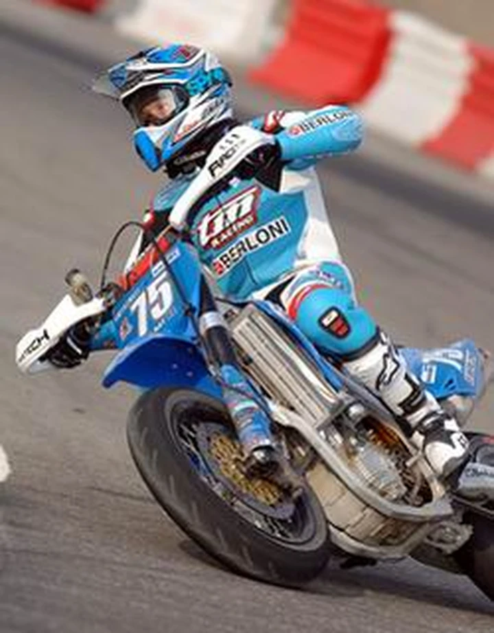 Boris Chambon al battesimo sulla TM SMX 450F Factory