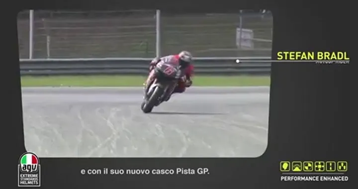Pista GP  casco innovativo frutto del progetto AGV Extreme Standards Helmets