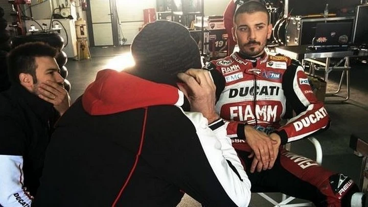 SBK Test Aragon 2014, Giugliano già in forma sulla Ducati: 