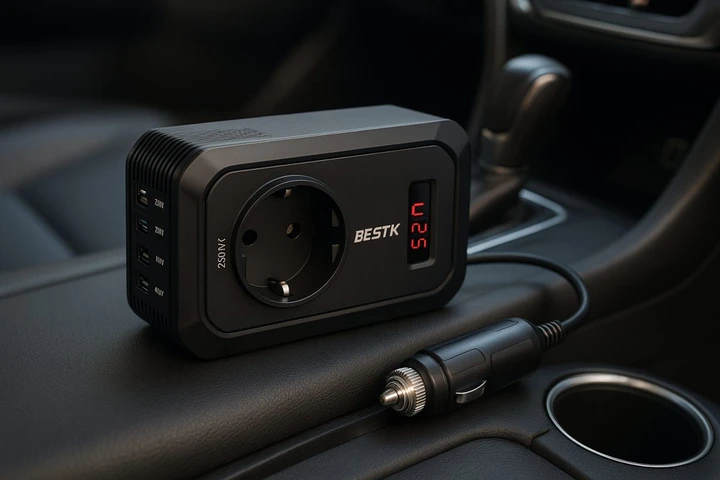 Inverter BESTEK 200W in offerta a 31,34 euro su Amazon