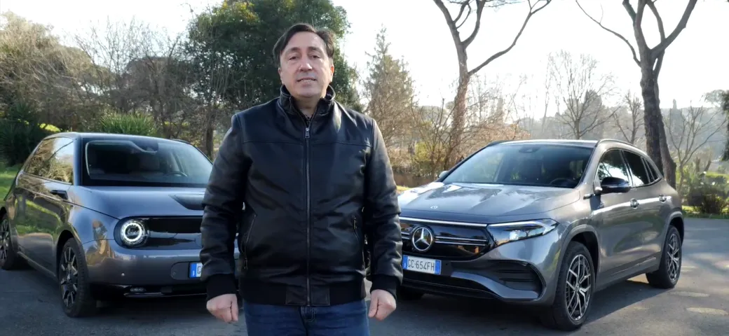 Mercedes EQA ed Honda e in prova: il video