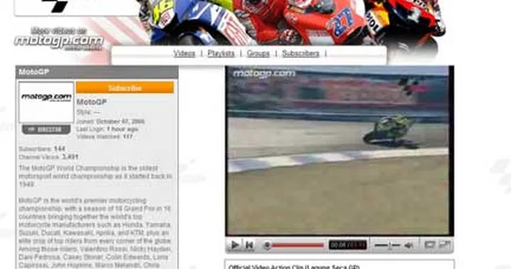 La MotoGp sbarca su YouTube