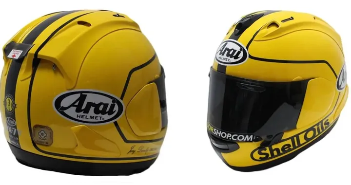 Arai omaggia Joey Dunlop a 25 anni dalla scomparsa con un casco commemorativo