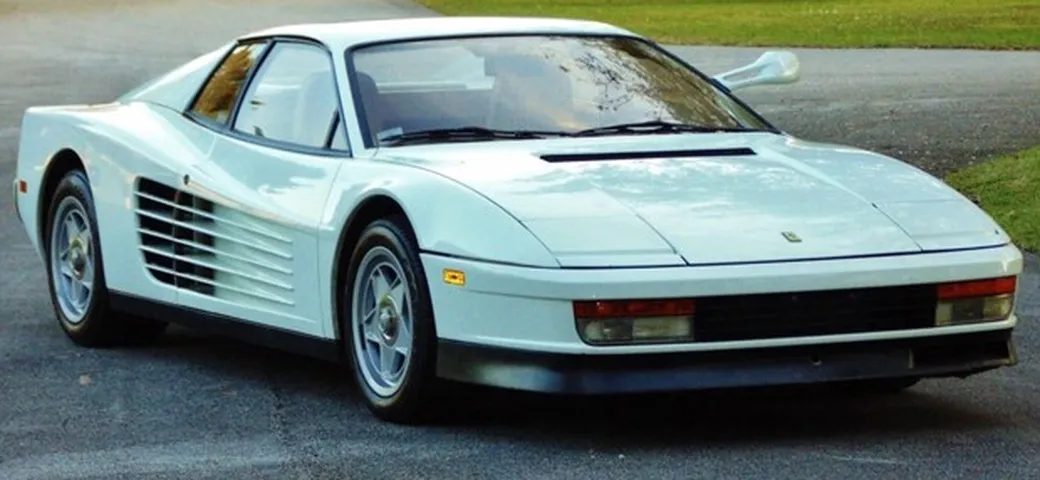 La Ferrari Testarossa di Miami Vice di nuovo all'asta