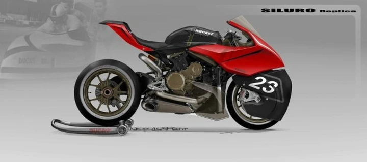 Ducati 1199 Panigale 'Siluro' con carenatura a campana by Nicolas Petit