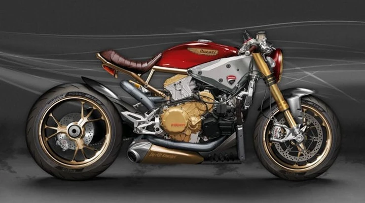 Ducati 1299 Panigale café racer by AD Koncept