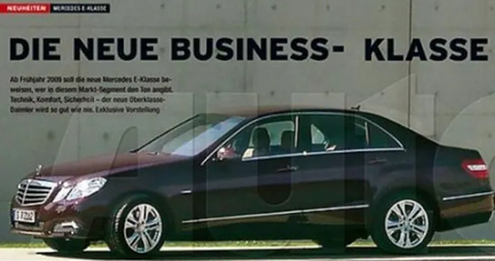Mercedes classe E: prima foto senza veli