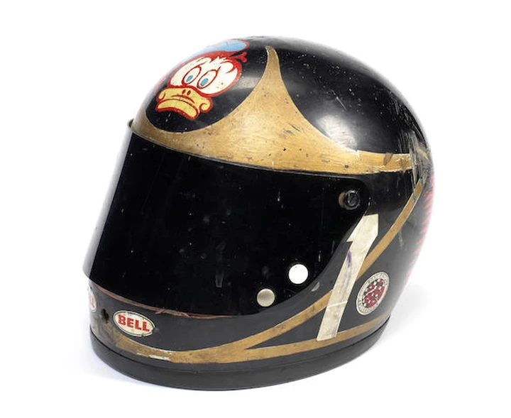 Il casco dell'incidente di Barry Sheene a Daytona va all'asta