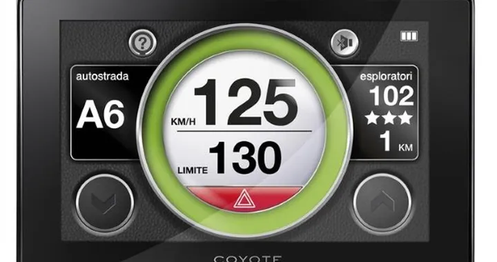 Il Coyote, localizzatore di autovelox e tutor