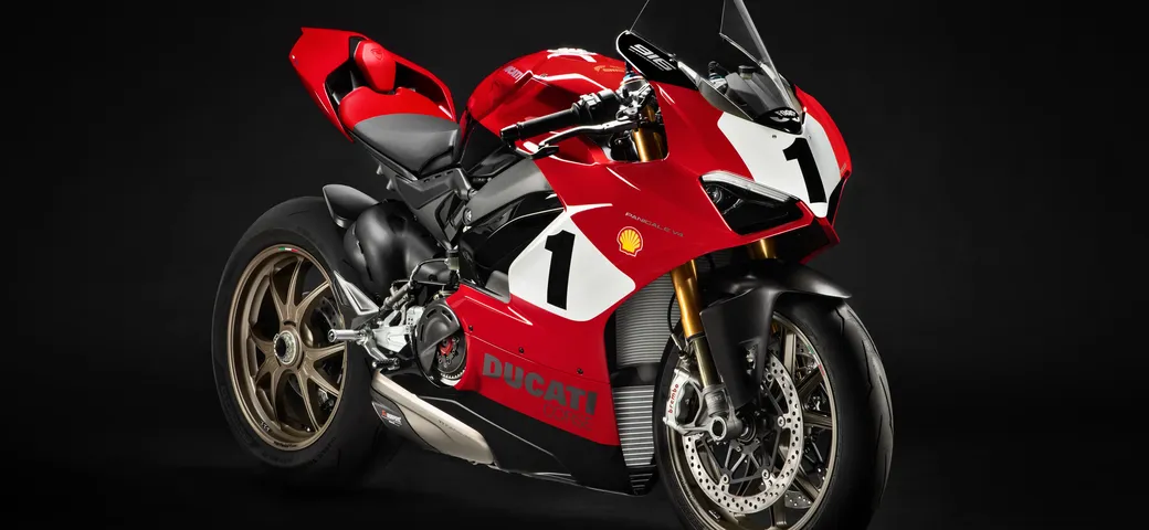 Ducati: una Panigale V4 25° Anniversario 916 all'asta in memoria di Carlin Dunne