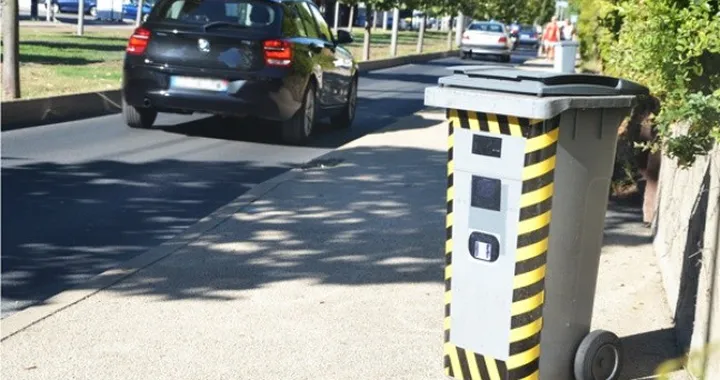 Trasforma il bidone dei rifiuti in un autovelox