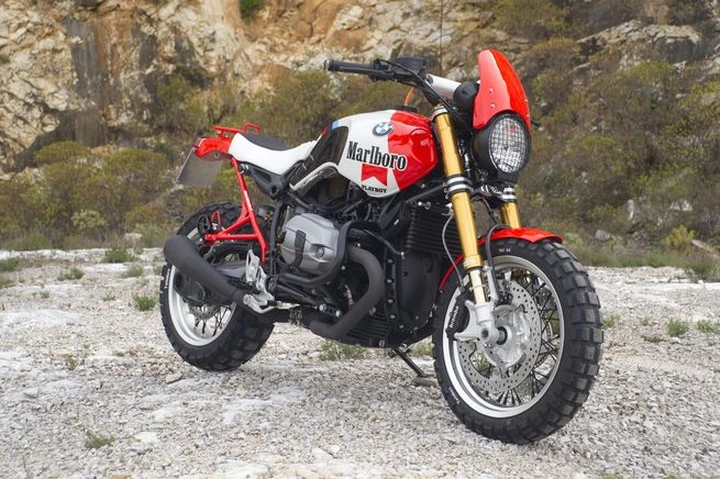BMW R NineT Paris Dakar Marlboro, il tributo ai raid africani di Luismoto