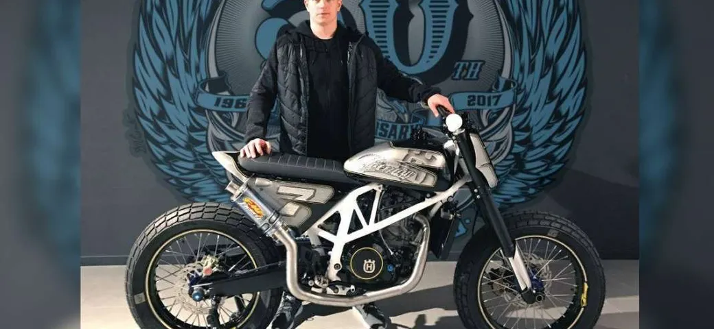 Husqvarna F1-690, la Flat Tracker per Kimi Raikkonen