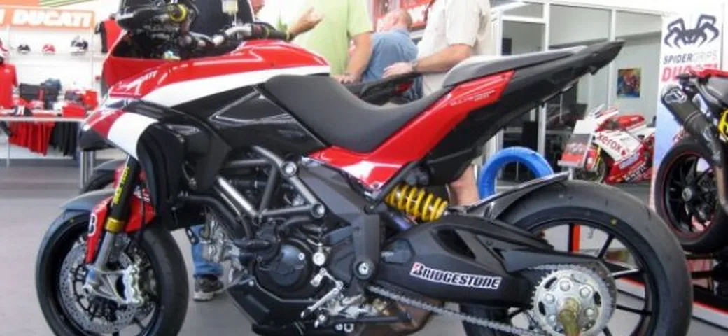 Una Ducati Multistrada 1200S alla Pikes Peak