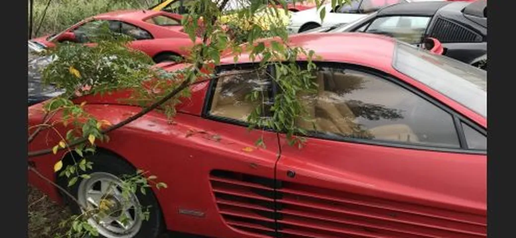 Ferrari abbandonate in Texas: 11 supercar ferite nell'orgoglio