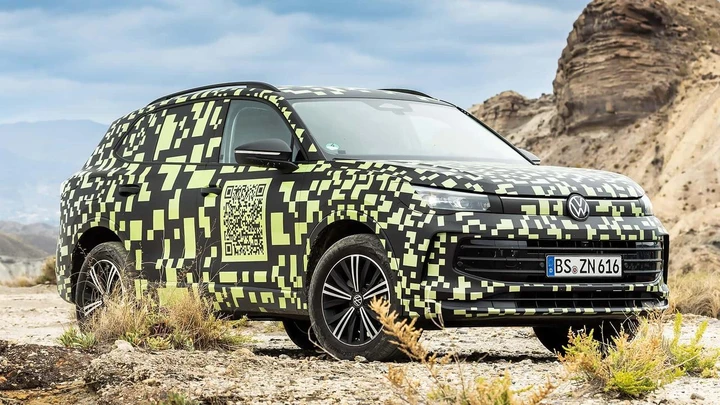 Volkswagen Tiguan 2024 prototipo teaser