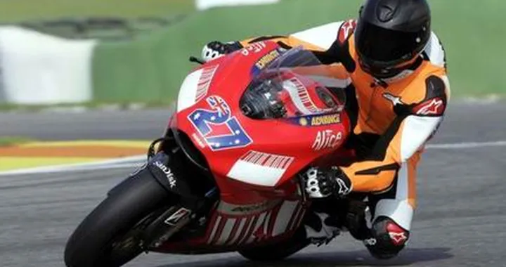 Schumacher è già risalito sulla Ducati Desmosedici