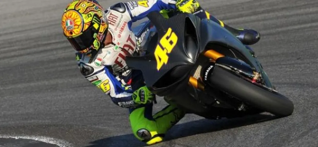Valentino Rossi in pista a Brno per il secondo test