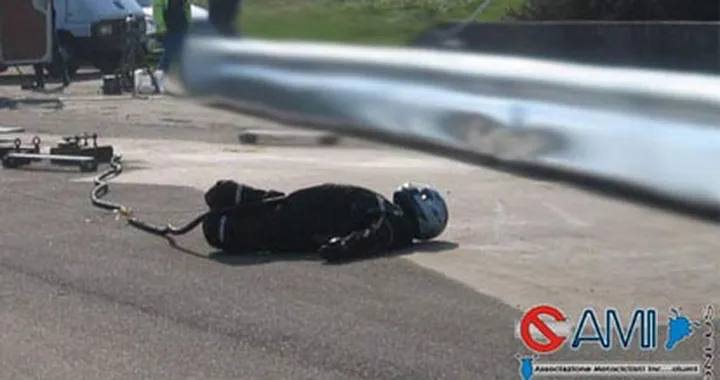 Test nuovi guard-rail, immagini da Lione