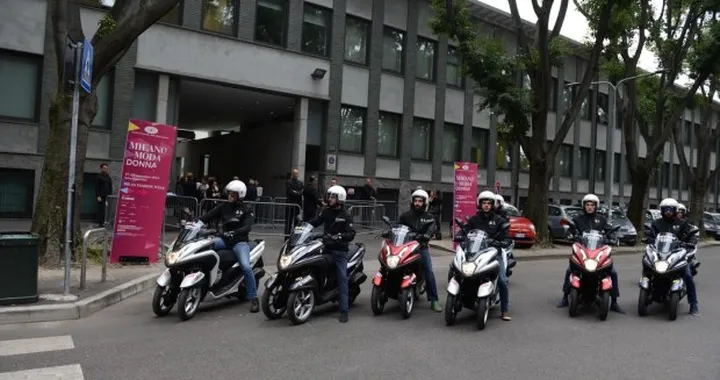 Grande successo per Scoober, Yamaha Tricity taxi della Milano Fashion Week