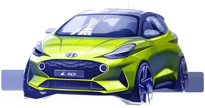 Hyundai: svelato un bozzetto della prossima i10