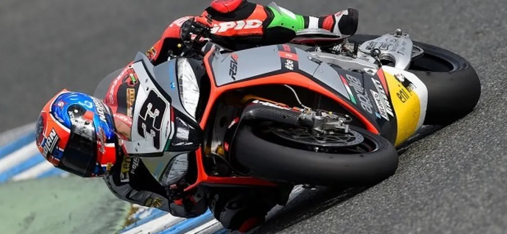 Test SBK, Aprilia: 