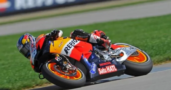 MotoGP, Brno: Dani Pedrosa su Lorenzo e Dovizioso nella FP1, Rossi 7°