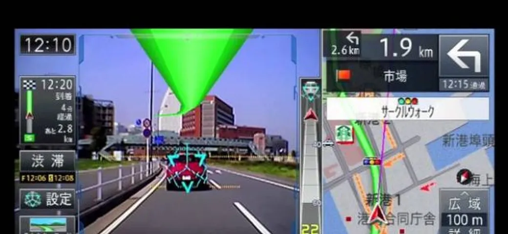 Pioneer Cyber Navi: debuttano i navigatori con Head Up Display e realtà aumentata