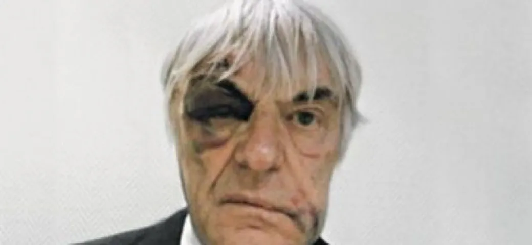 Bernie Ecclestone aggredito: foto del pestaggio per una campagna pubblicitaria