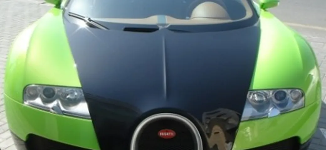 Bugatti Veyron verde!