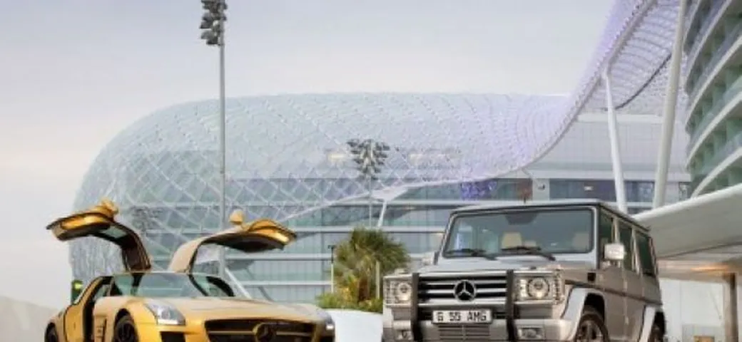 Dubai Motor Show: Mercedes SLS Desert Gold e G 55 AMG Edition 79