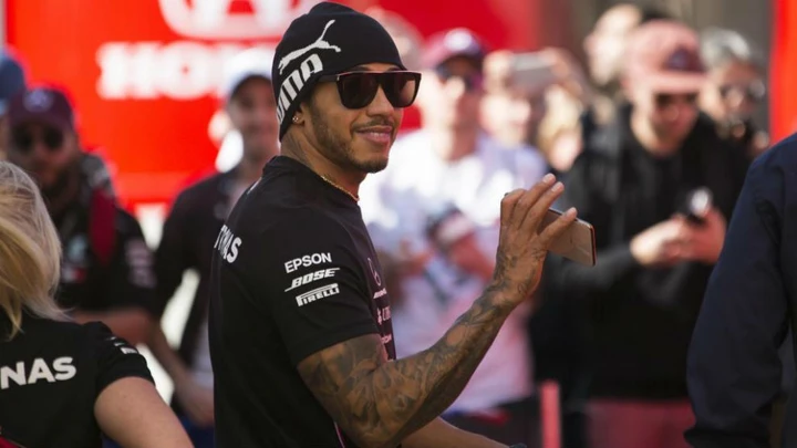 Lewis Hamilton in Qatar: 